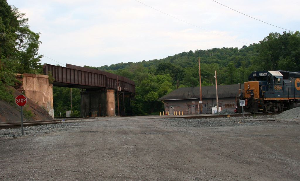 WM bridge over B&O depot and wye