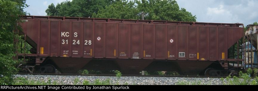 KCS 312428, looking north