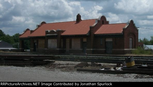 Former C & A, etc., passenger station, north/track side