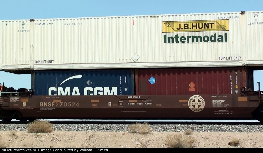 EB Intermodal Frt Btwn Needles & Goffs CA  57