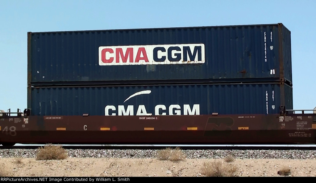 EB Intermodal Frt Btwn Needles & Goffs CA  84