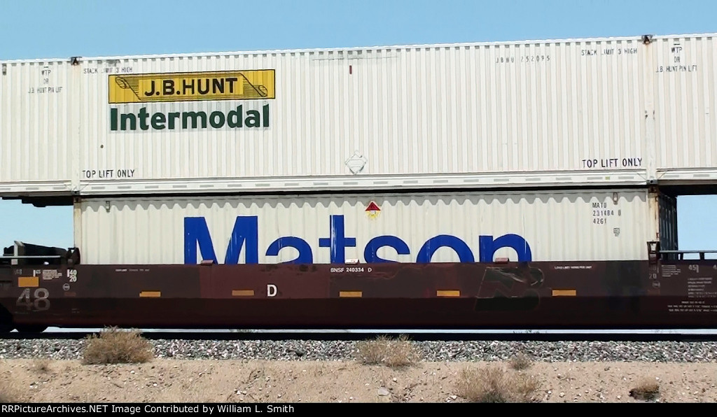 EB Intermodal Frt Btwn Needles & Goffs CA  85