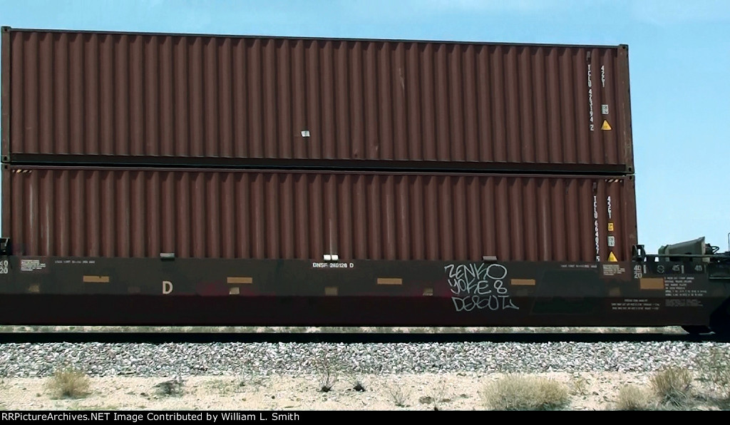 EB Intermodal Frt Btwn Needles & Goffs CA  2-26
