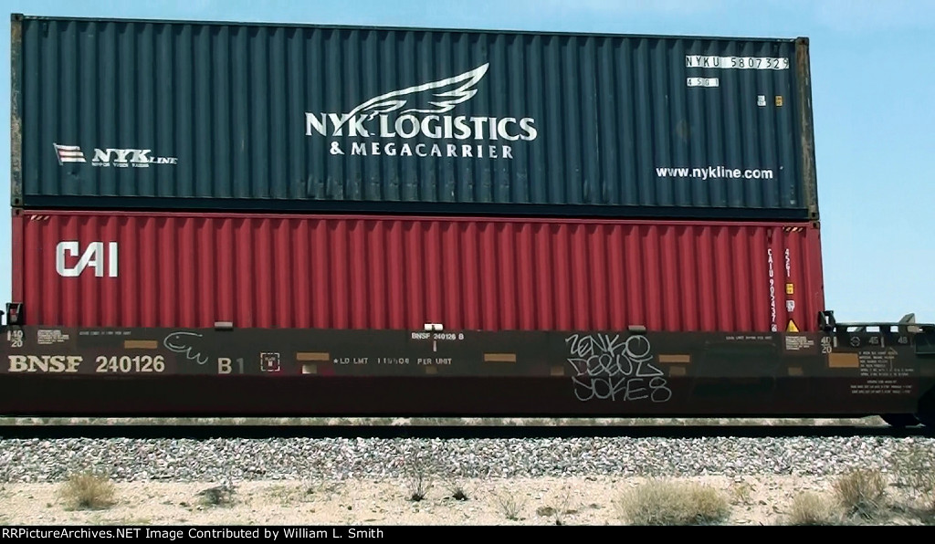 EB Intermodal Frt Btwn Needles & Goffs CA  2-28