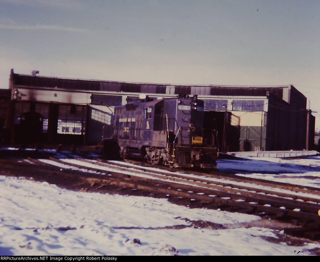 C&O 5902 GP9 Plymouth Roundhouse
