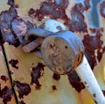 Conrail Communications & Signal Dept. lock still "on the job".