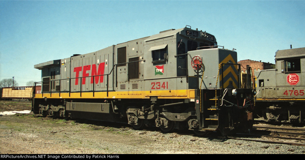 TFM 3418 C30-S7N Super 7 in the KCS yard in Meridian MS 03-23-2002