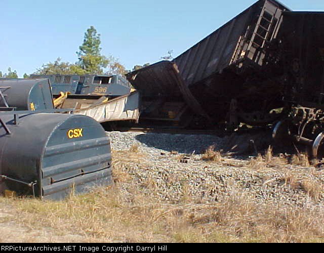 Steel coil car and its' cover parted ways