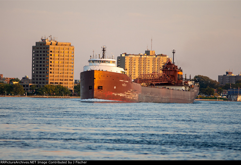 Herbert C. Jackson heads upriver