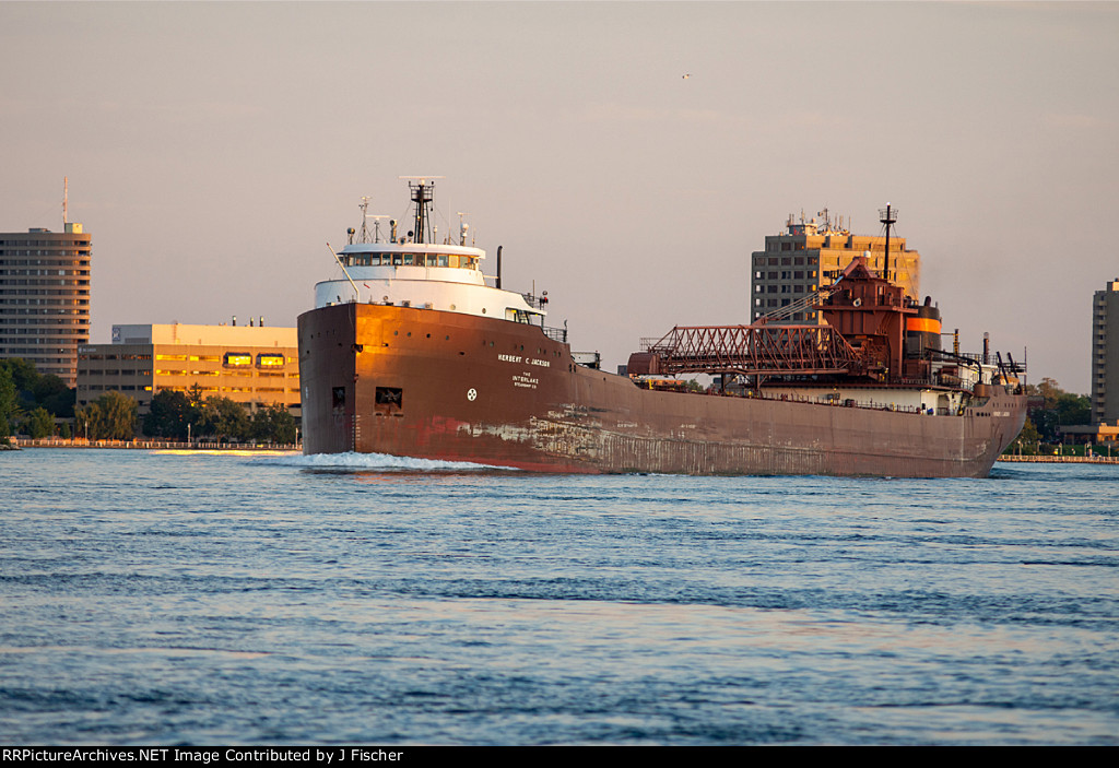 Herbert C. Jackson heads upriver