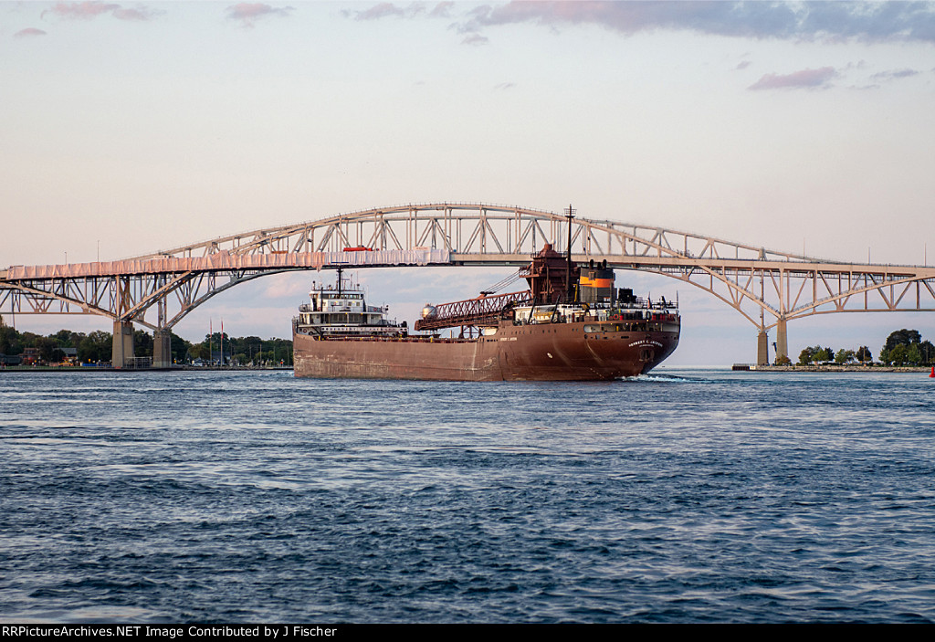 Herbert C. Jackson heads upriver