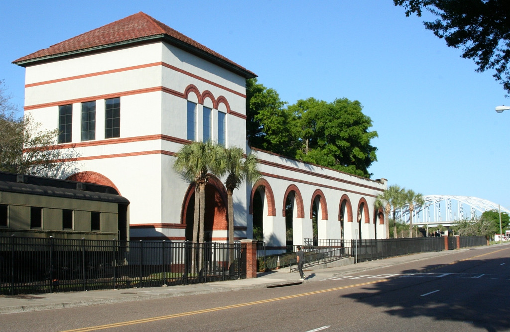 Original depot pre JUT with I_95 overpass
