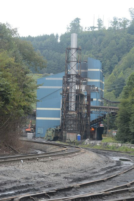 ex Sou SD 35 at Afinity Load out near Pemberton