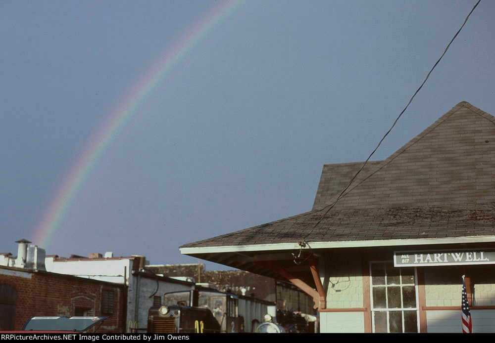 A rainbow over Hartwell