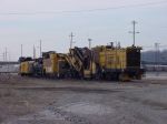 Loram's Shoulder Ballast Cleaner Trainset Winterized