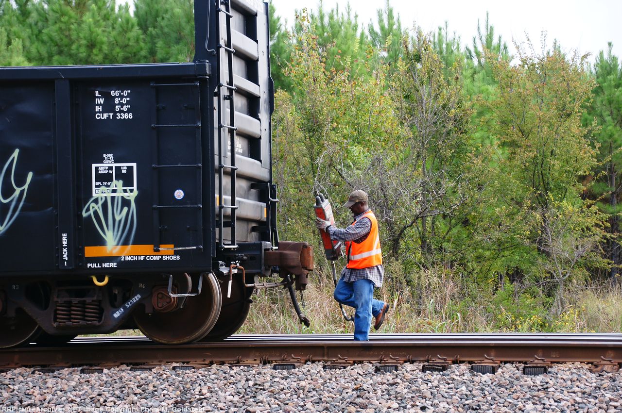 In the process of hanging the EOT