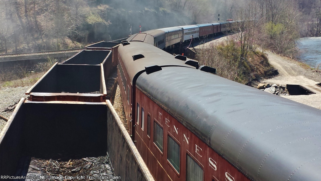 The passenger extra glides by.