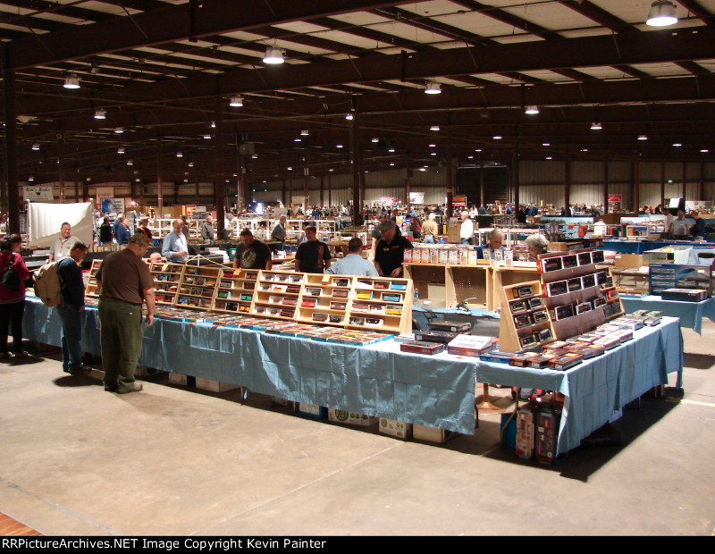 Train Show sales tables