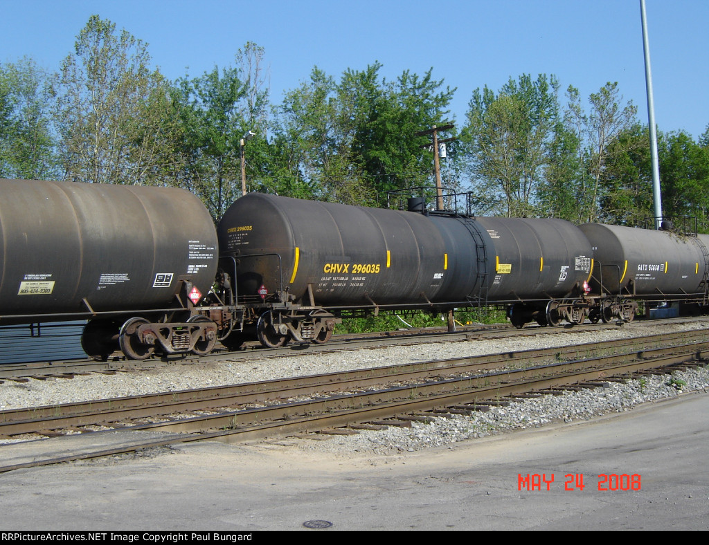 CHVX 296035  TANK CAR
