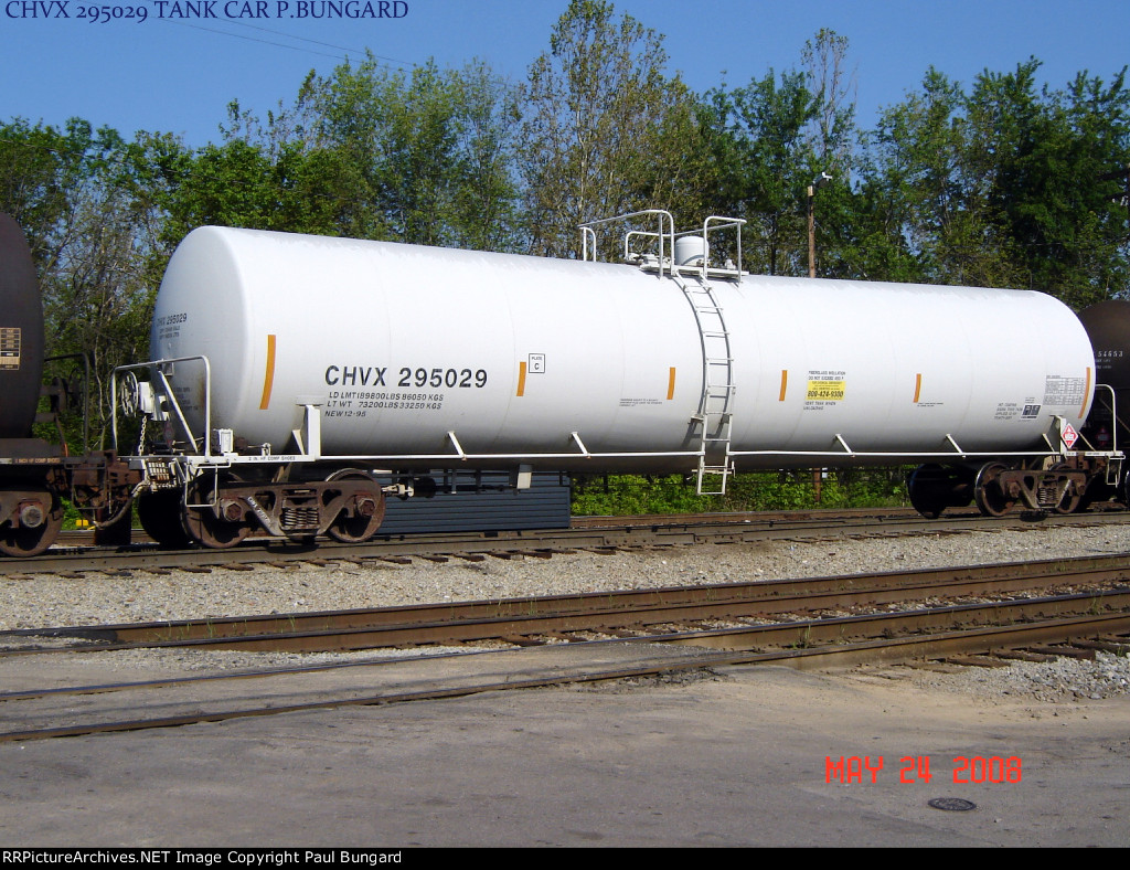 CHVX 295029 TANK CAR