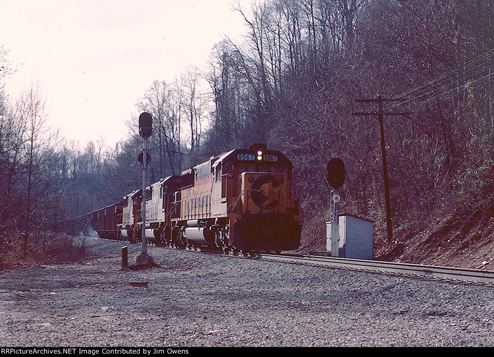 Southbound coal at Camp 2