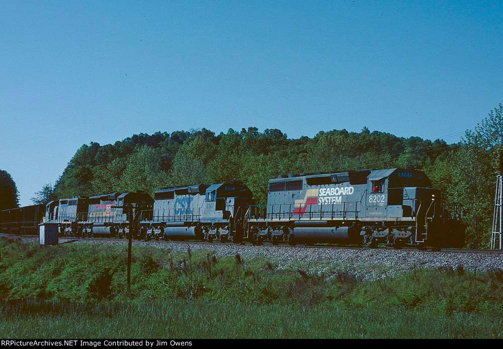 A northbound at the south end of Thermal Siding.