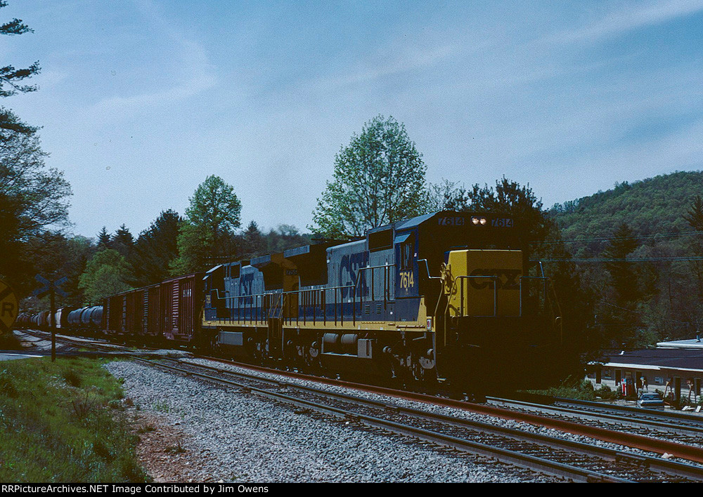 Southbound at Toe River Siding.