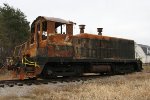 This locomotive was destroyed in a fire at Commodity Resource Corporation in Caledonia New York on November 1, 2014. 