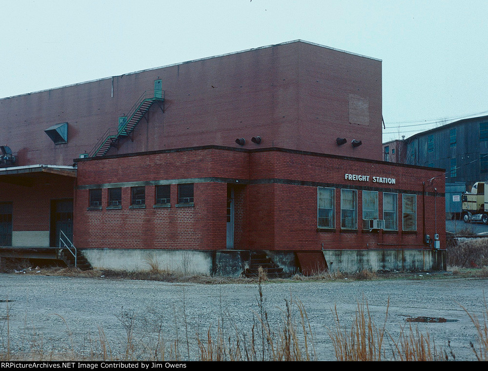 The Carolina & Northwestern freight depot.
