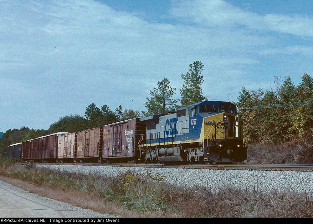 CSX southbound at Thermal Siding.