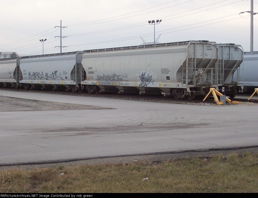 Covered Hoppers outside B.A.S.F.