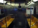 Interior of R62A 1870, facing cab end