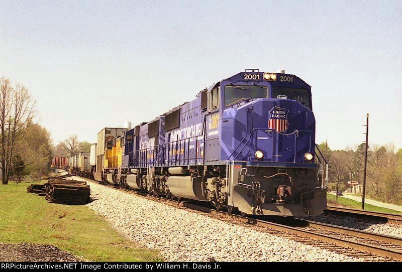 Union Pacific's 2002 Salt Lake City Olympic Torch Relay SD70M's
