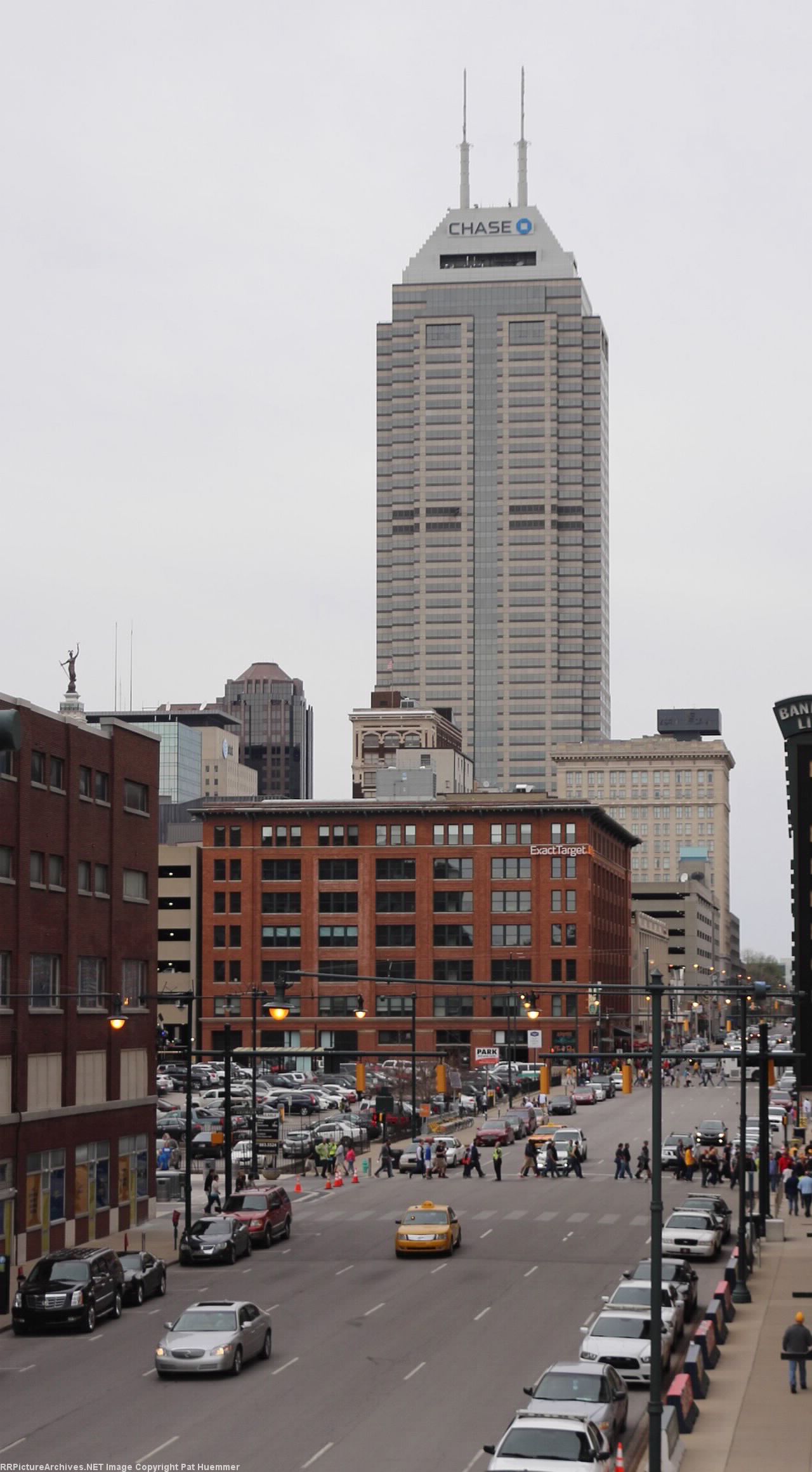 Downtown as seen from the Union station elevated