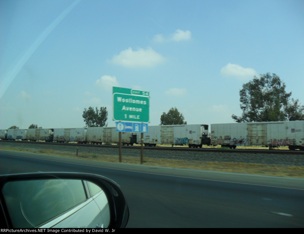 Alot of Refer Cars at Delano