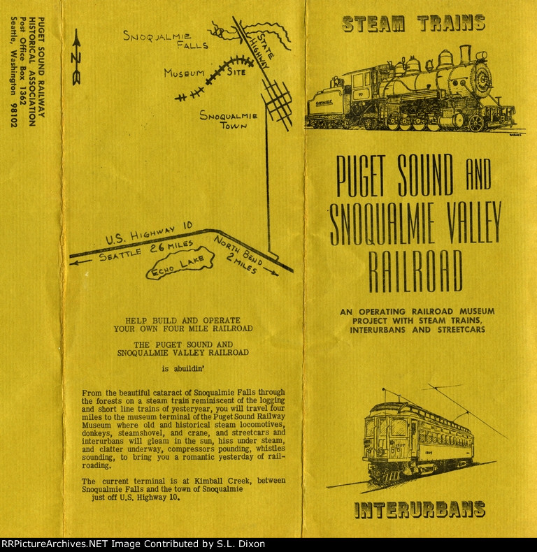 Puget Sound and Snoqualmie Railroad reading material