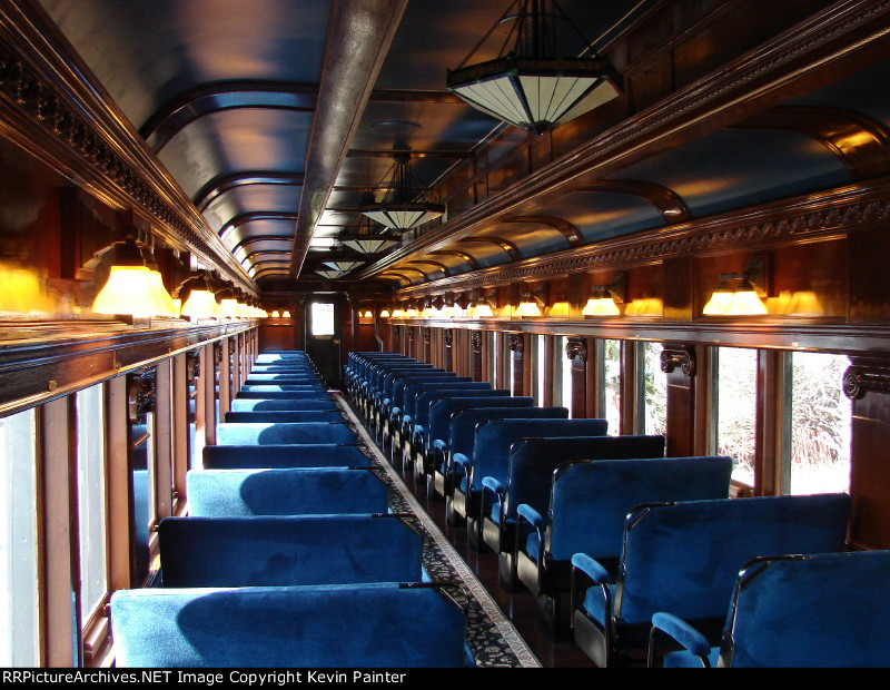 Colebrookdale RR coach interior