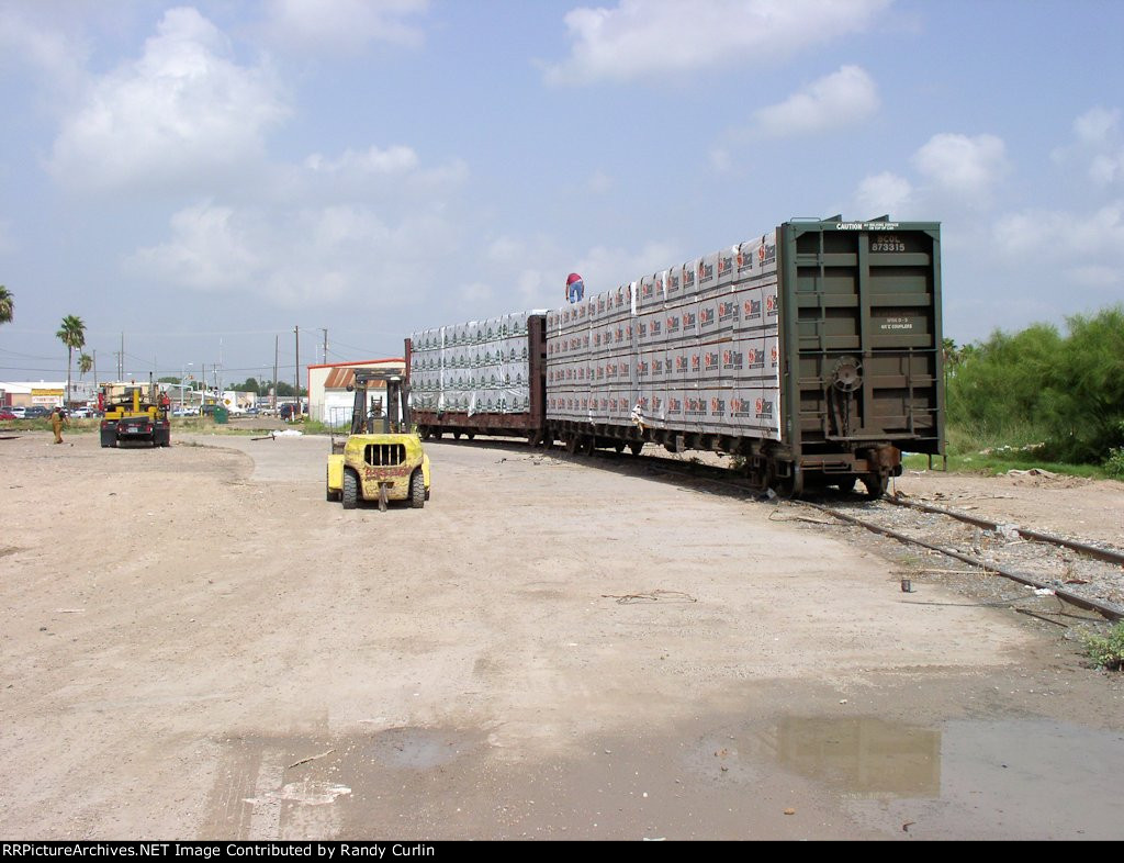 Unloading Lumber