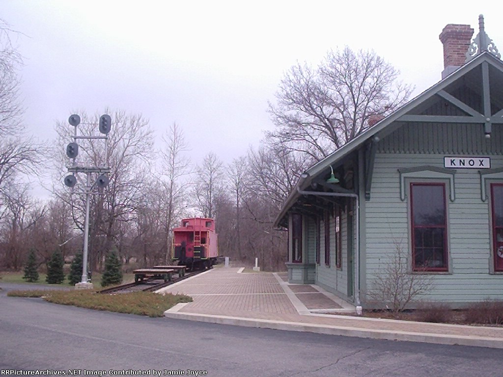 NYC Depot with NKP signal and caboose