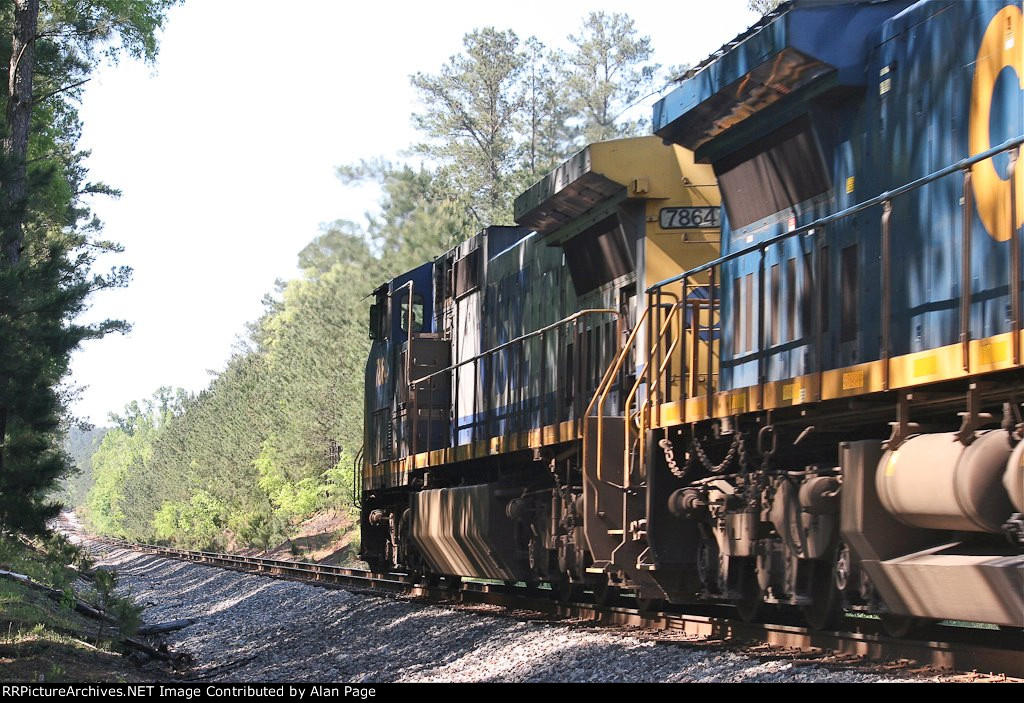 CSX C40-8W 7864