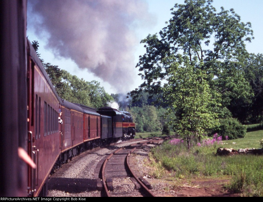 Riding in the open-window coach