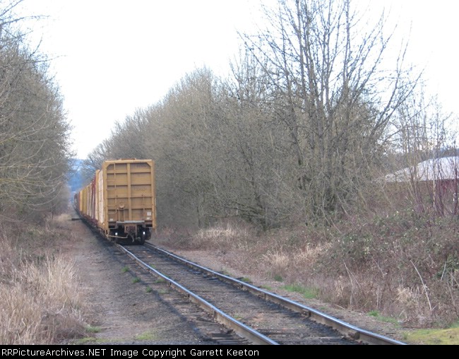 Cars parked outside Banks Lumber co