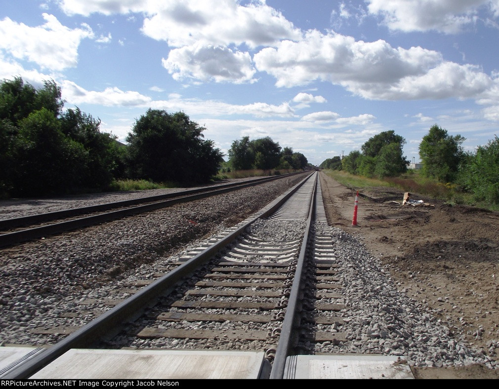 New double track in Big Lake