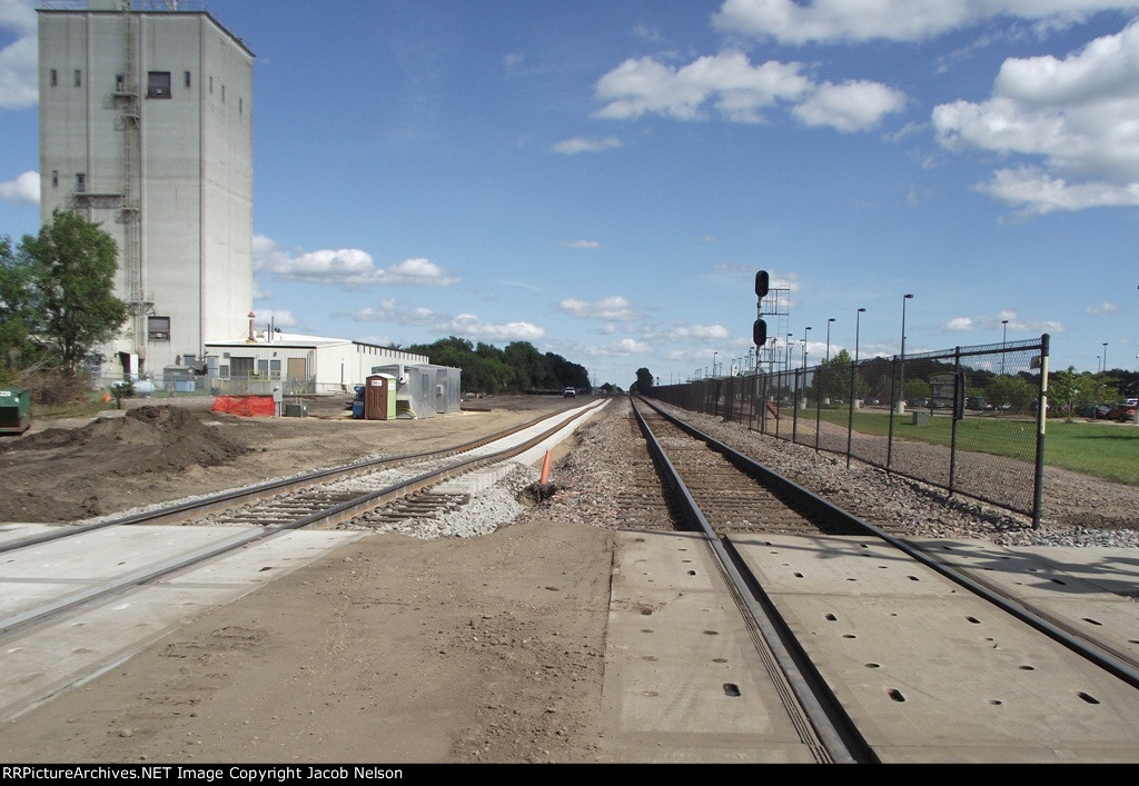 New double track in Big Lake
