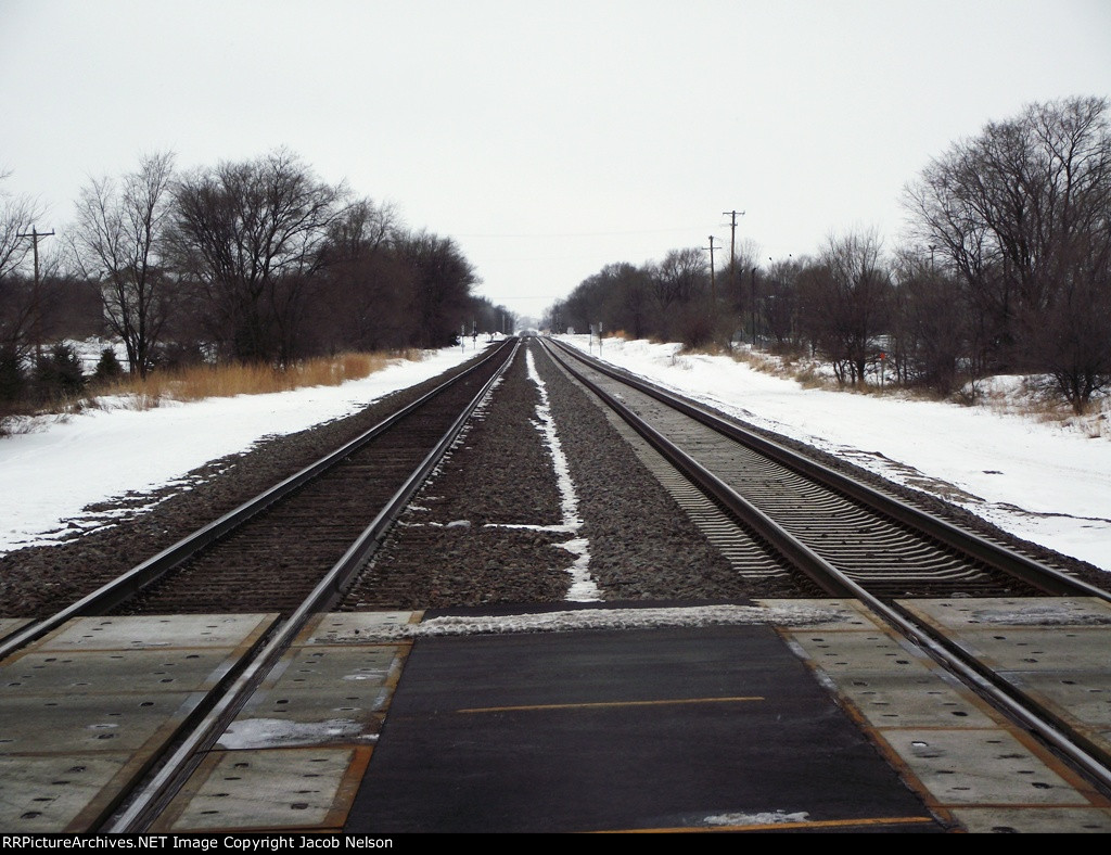 View to the west at the Northstar crossing