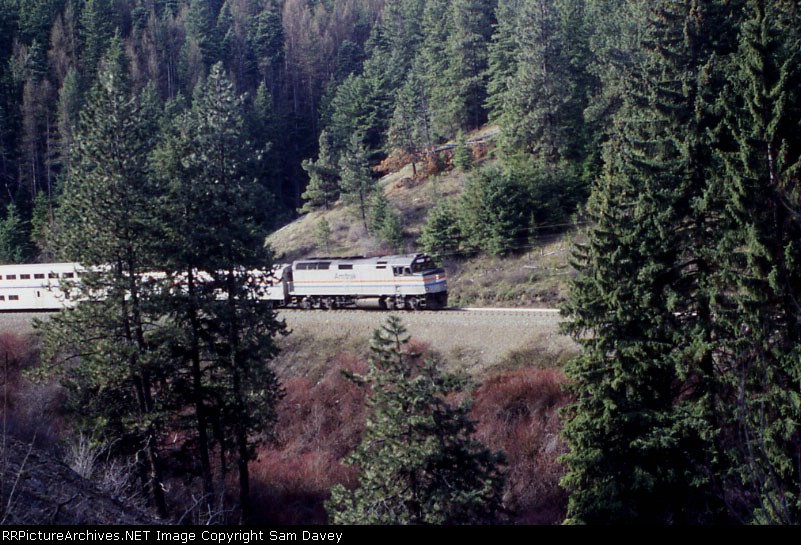 AmTrak Pioneer heading west