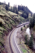 AmTrak Pioneer heading west