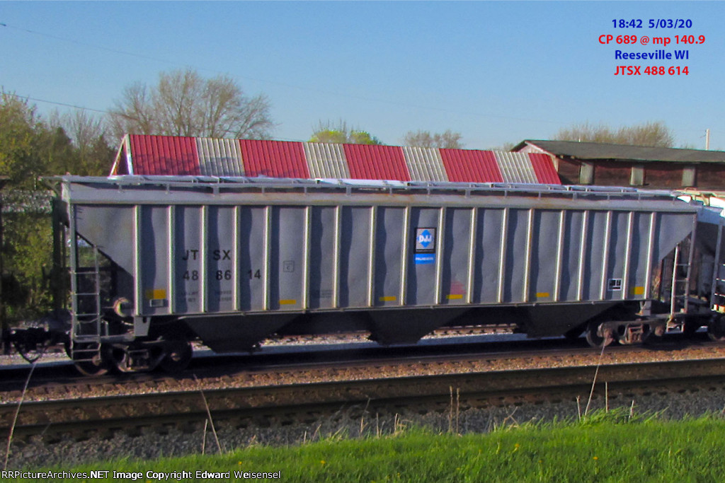 A pair of freshly painted greys