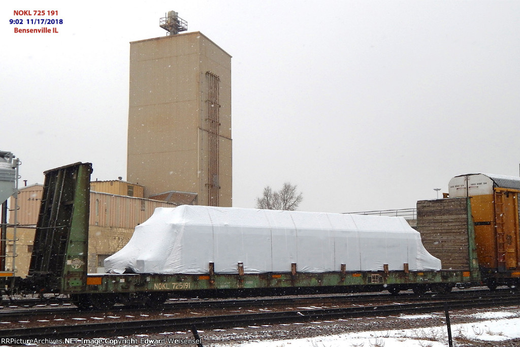 Structural beams shrink wrapped