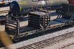 Tail end of the quarter-mile welded rail train